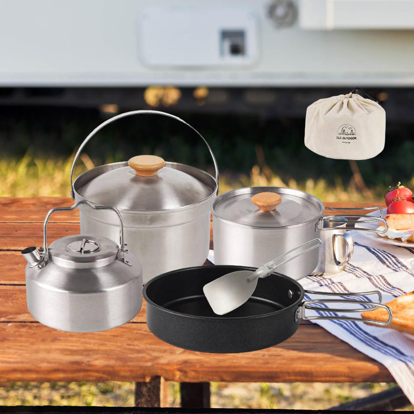 Camping Cooking Pan Set - Peralatan Masak Berkemah Peralatan Masak Wajan