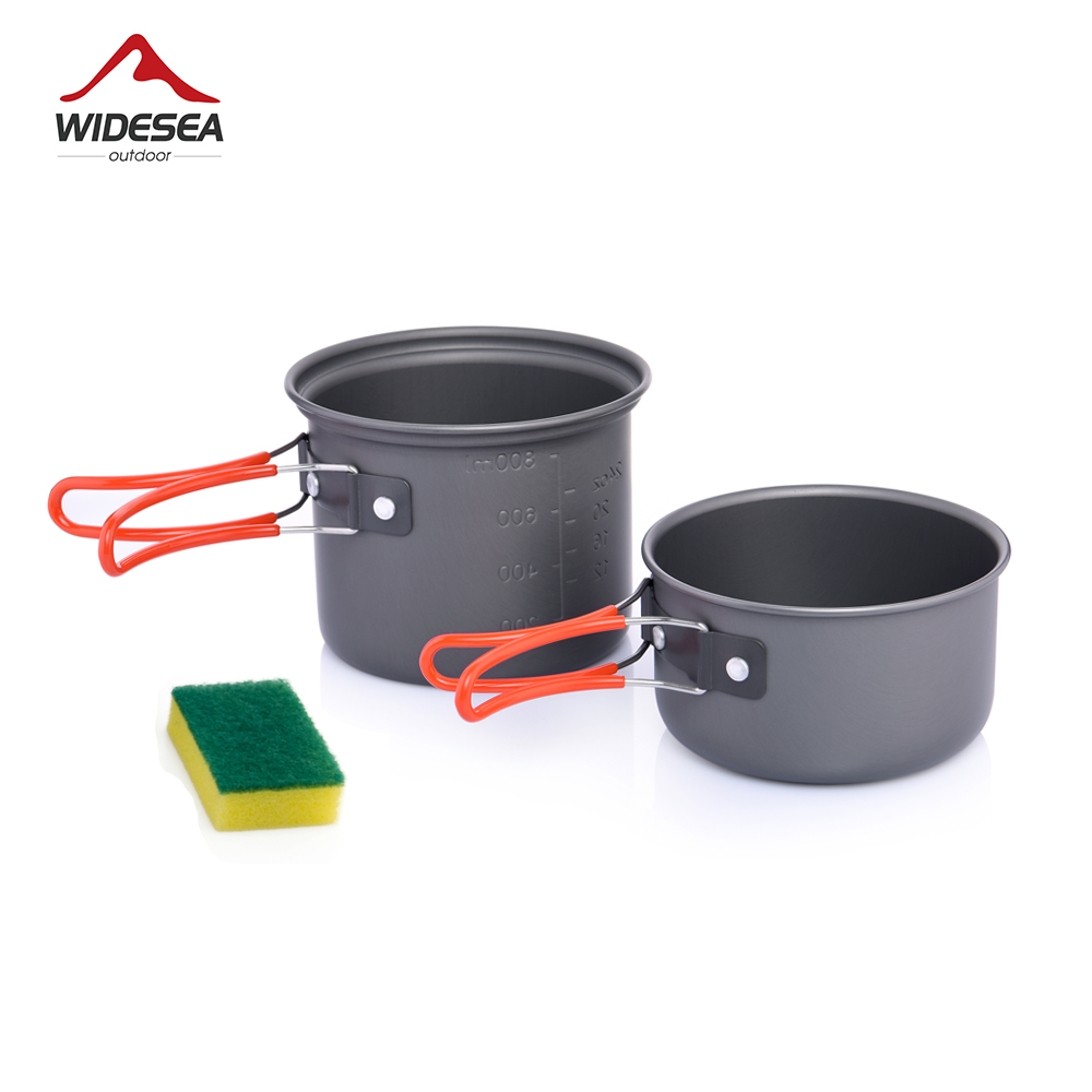 Camping Cooking And Eating Set - Widesea Berkemah Peralatan Makan Outdoor Memasak