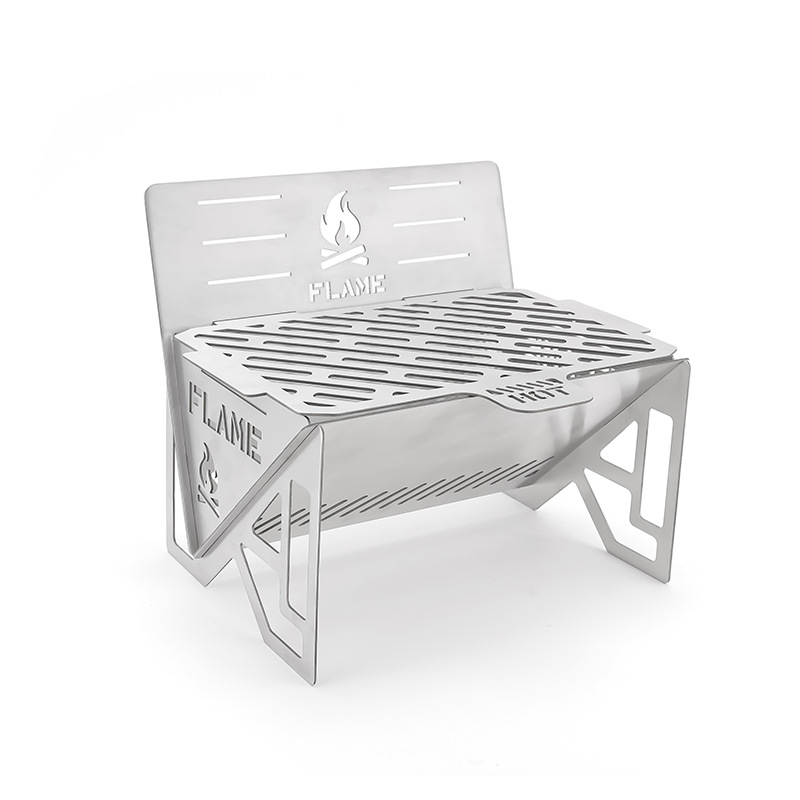 Camping Cooking Fire Stove - Kompor Kayu Bakar Luar Ruangan, Panggangan