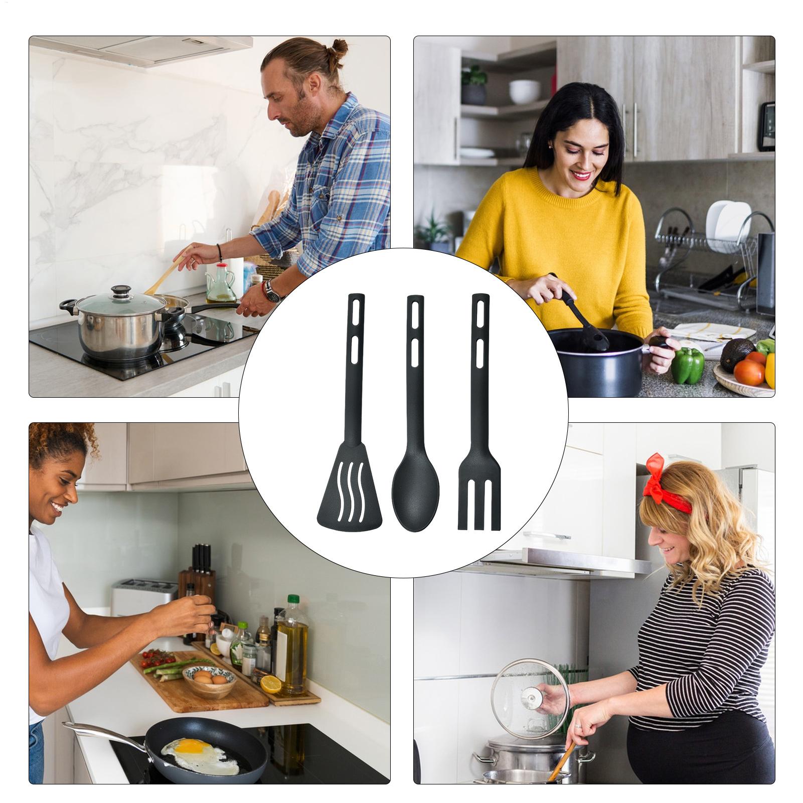 Camping Cooking And Eating Set - 3PCS Set Peralatan Makan untuk Memasak