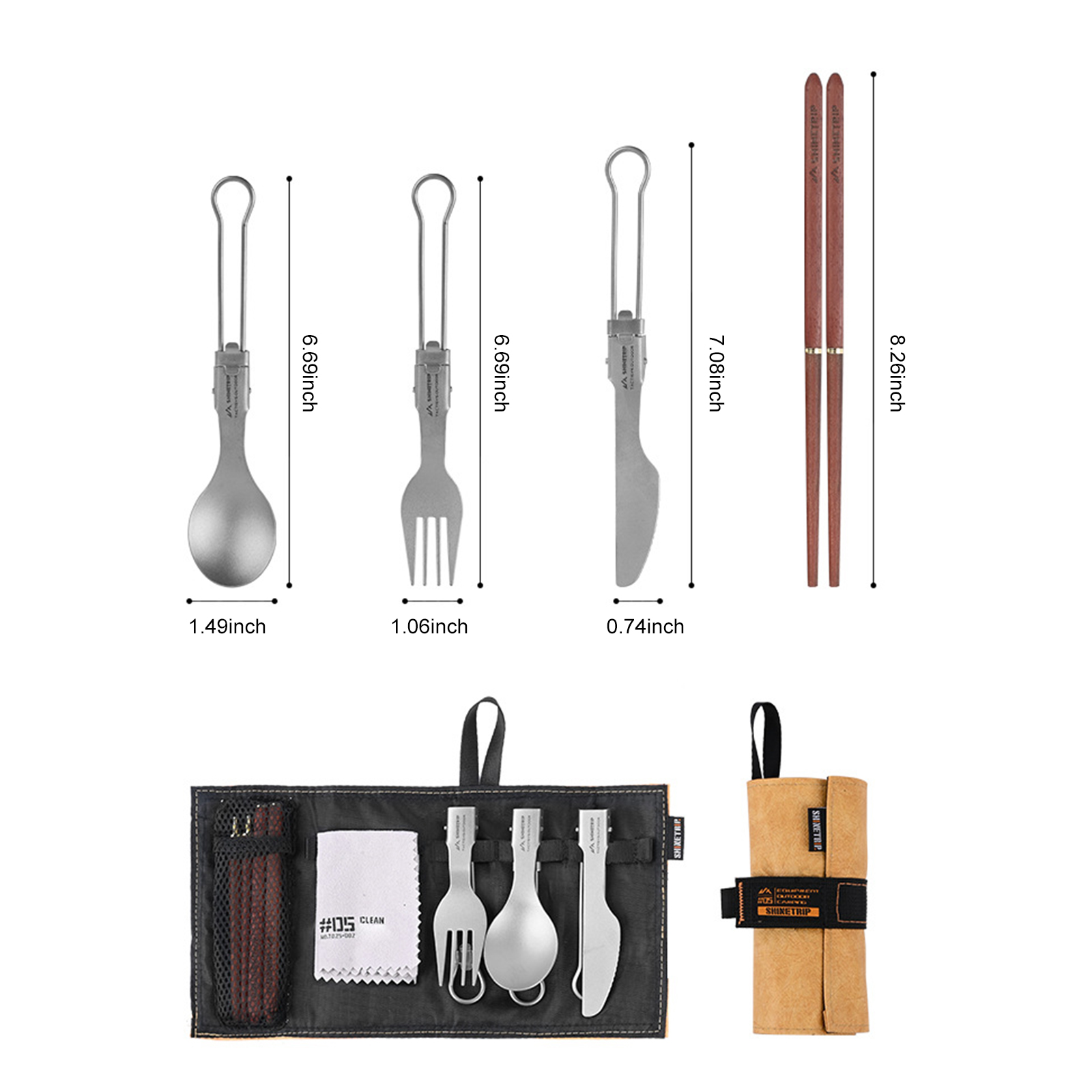 Peralatan Makan Lipat Portabel - Camping Cooking And Eating Set ulasan dan harga