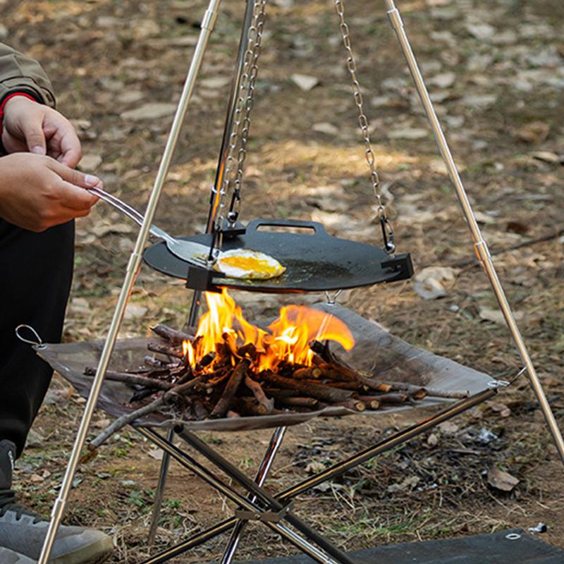 Tripod Kemah luar ruangan, Por - Camping Cooking One Pot ulasan dan harga