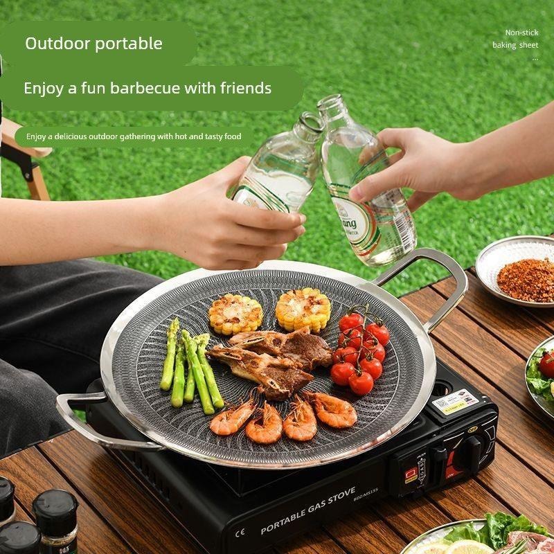 Panci Panggangan BBQ Multifung - Camping Cooking Pan ulasan dan harga