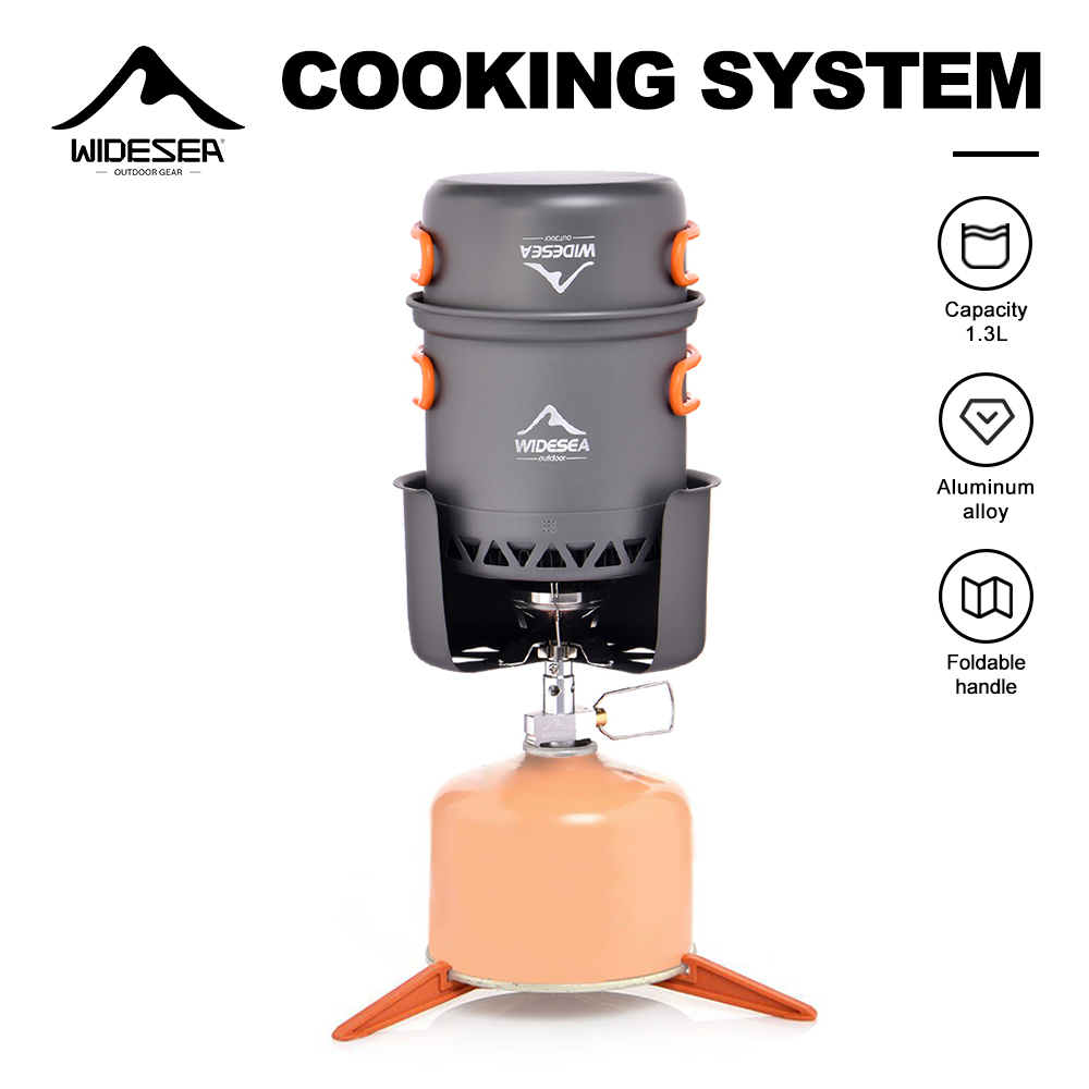 Set Kompor Camping Portabel Wi - Camping Cooking One Pot ulasan dan harga