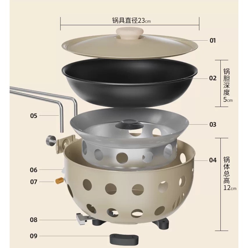 Kompor kaset portabel untuk ke - Camping Cooking One Pot ulasan dan harga