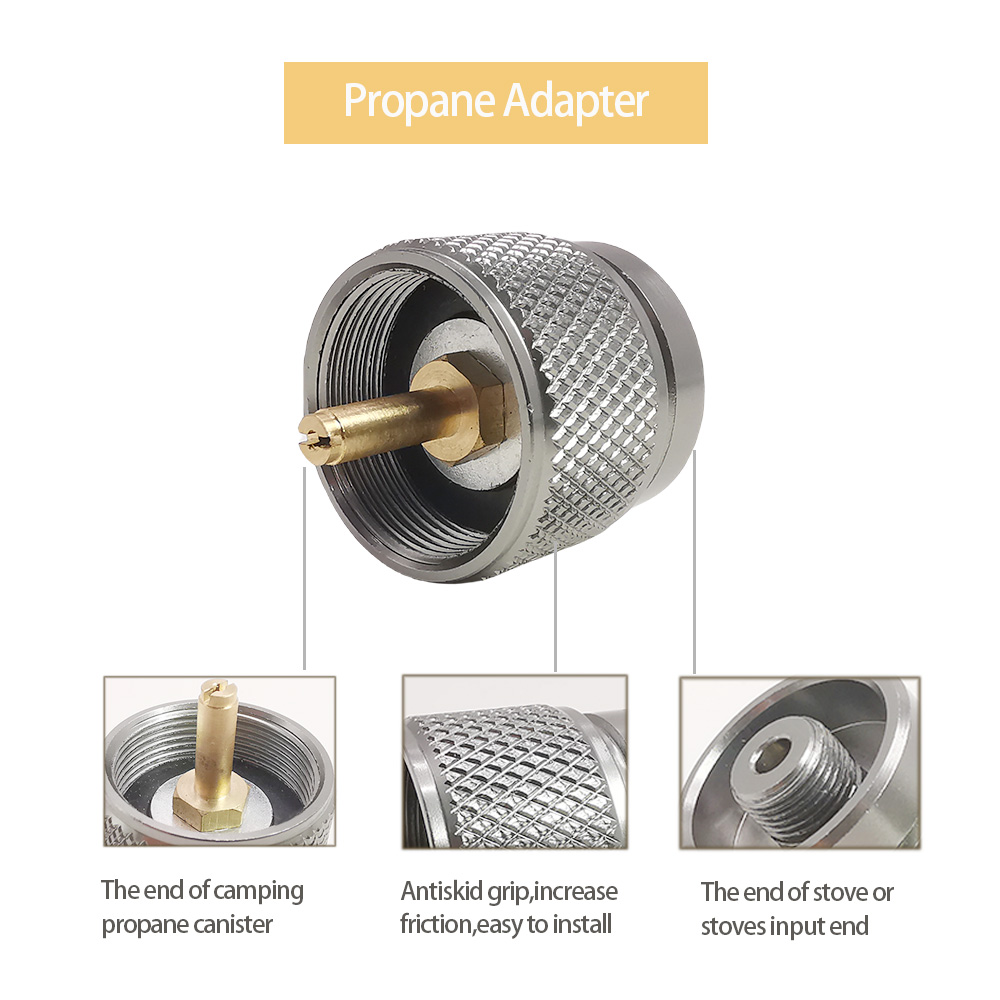 1 buah konverter adaptor kompo - Camping Cooking Propane ulasan dan harga
