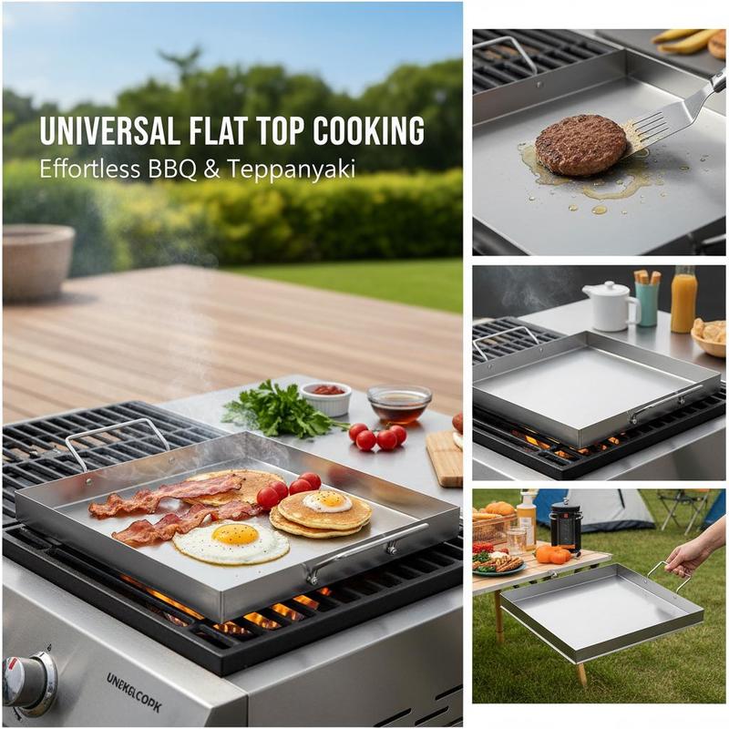 Wajan Panggang Datar Universal - Camping Cooking Pan ulasan dan harga