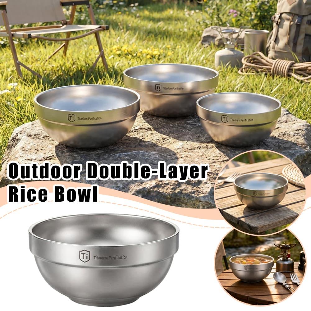 Mangkuk Camping Titanium Murni - Camping Outdoor Cooking Table ulasan dan harga