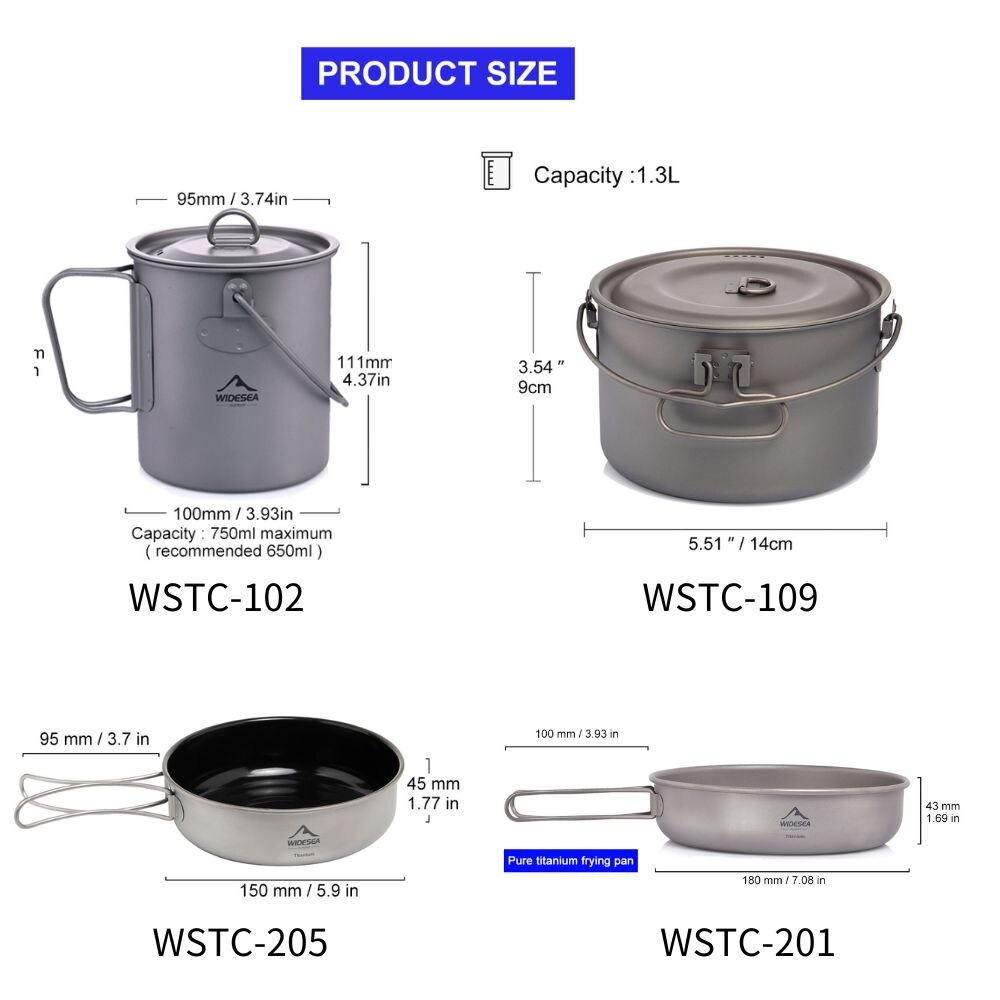 Layar Lebar peralatan makan be - Camping Cooking Wok ulasan dan harga