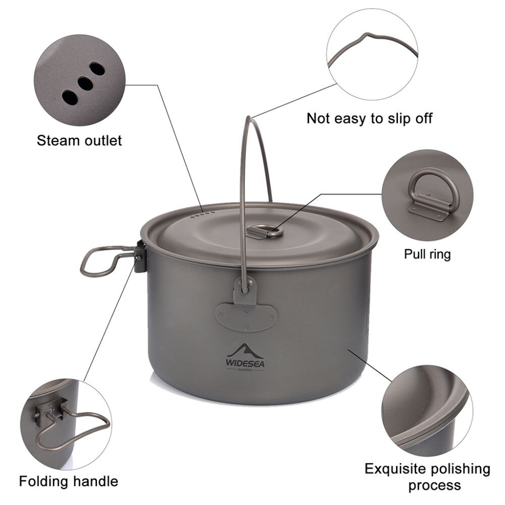 Layar Lebar peralatan makan be - Camping Cooking Wok ulasan dan harga