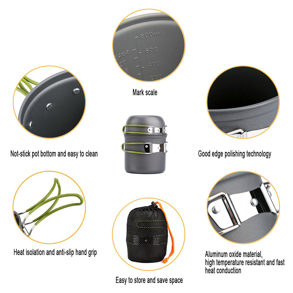 Peralatan makan berkemah, Ultr - Camping Cooking Ware ulasan dan harga