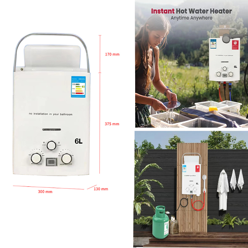 Pemanas Air Propana 6L Pemanas - Camping Cooking Propane ulasan dan harga