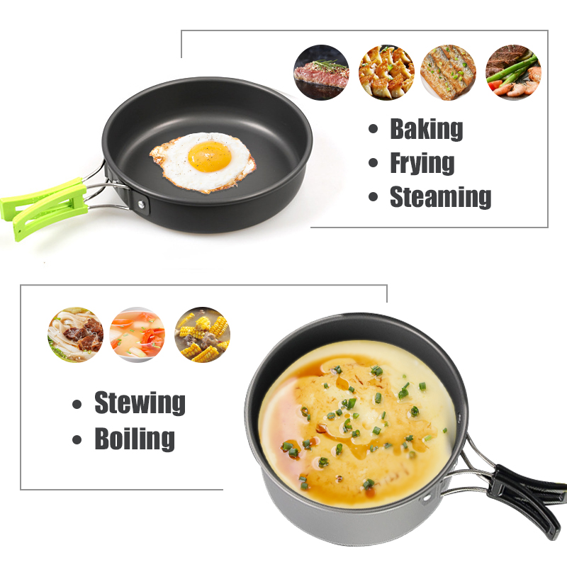 WESTTUNE Peralatan Masak Berke - Camping Cooking Wok ulasan dan harga