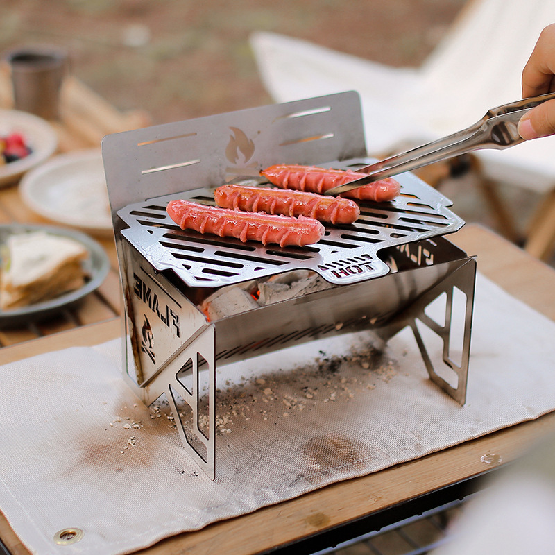 Kompor Kayu Bakar Luar Ruangan - Camping Cooking Fire Stove ulasan dan harga