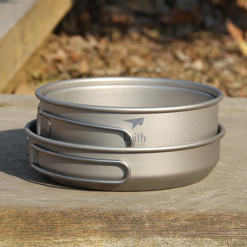 Keith Set panci masak Titanium - Camping Cooking Wok ulasan dan harga