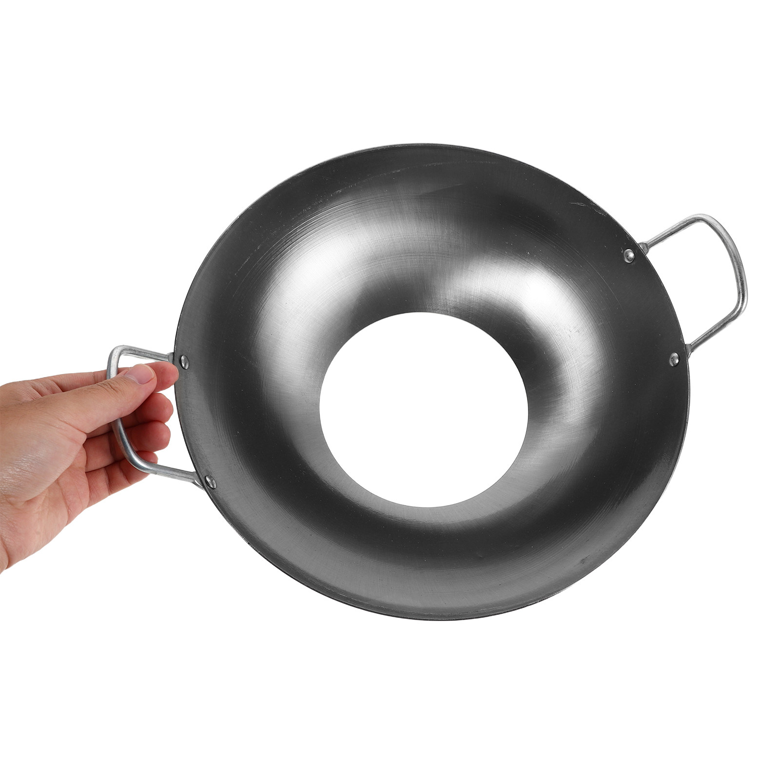 Cincin Wajan Besi Anti Selip R - Camping Cooking Wok ulasan dan harga