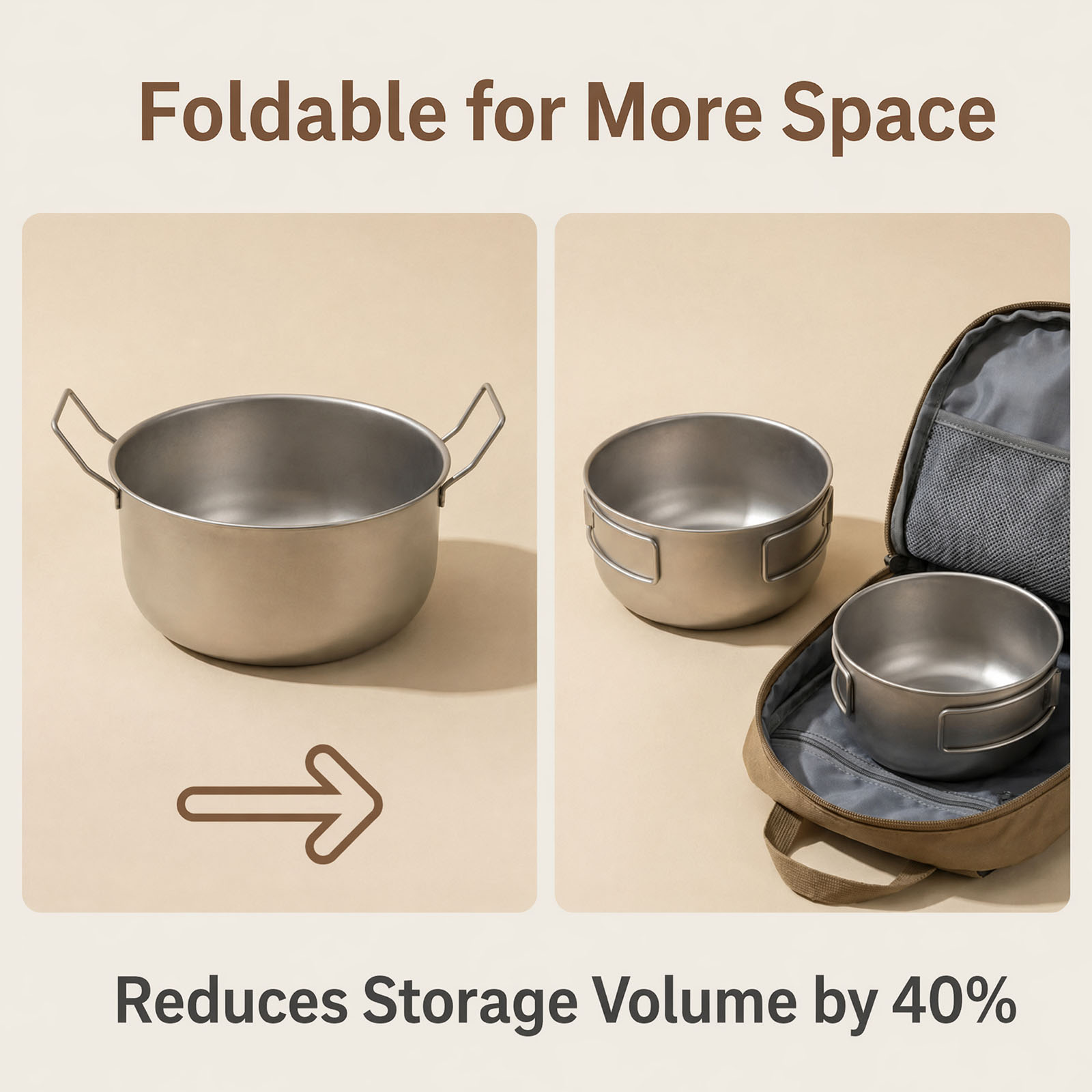 Panci Masak untuk Mendaki, Ter - Camping Cooking Pot Stainless Steel ulasan dan harga