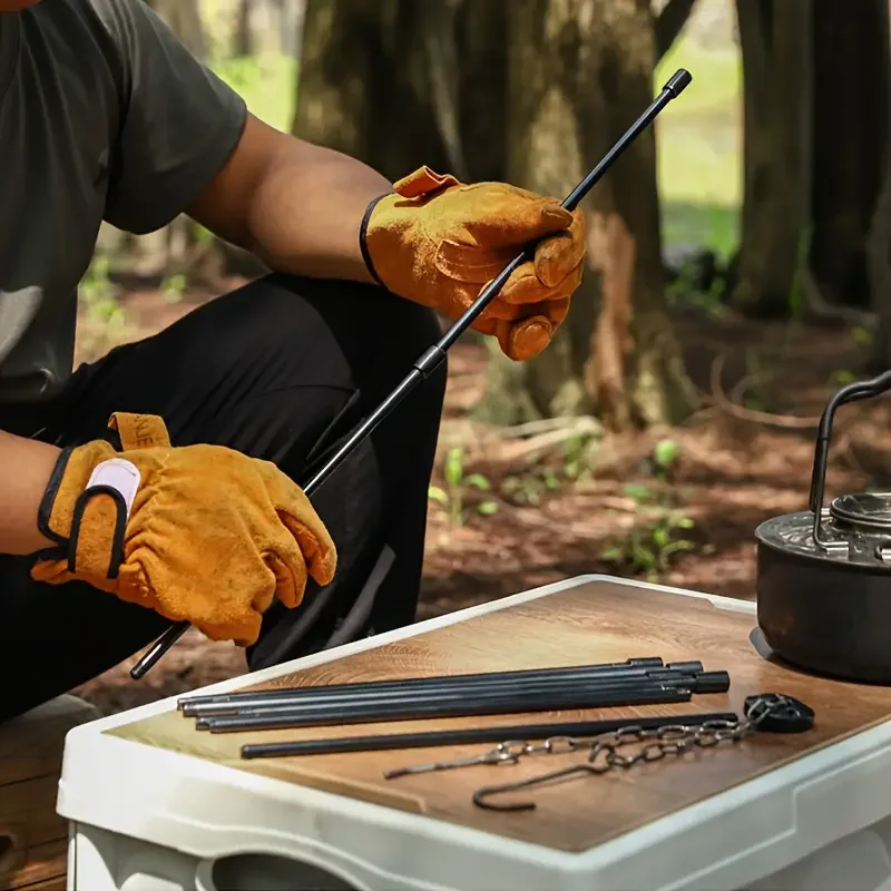 Tripod Api Unggun Besar Luar R - Camping Cooking Tripod ulasan dan harga