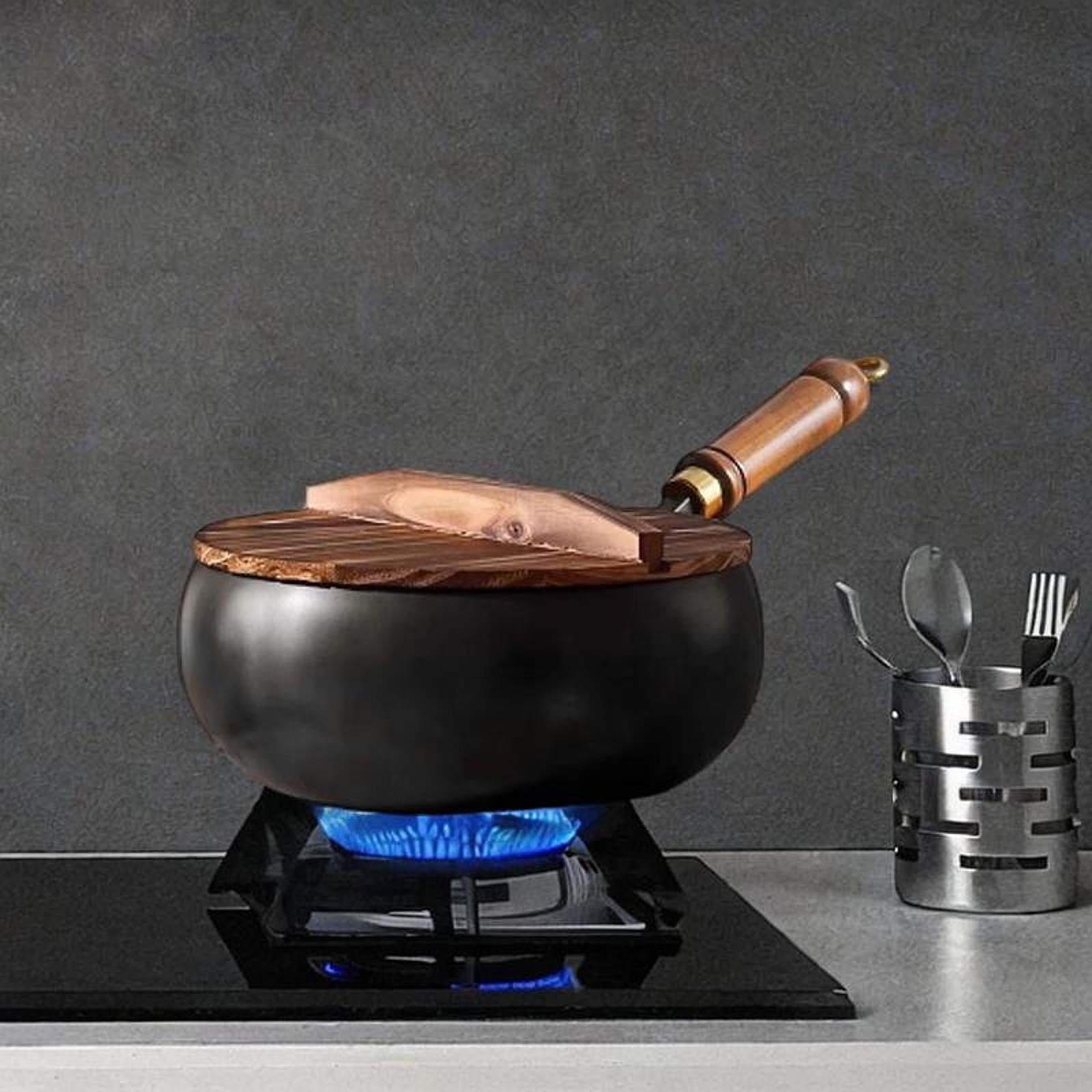 Wajan Tidak Dilapisi Wajan Cin - Camping Cooking Wok ulasan dan harga