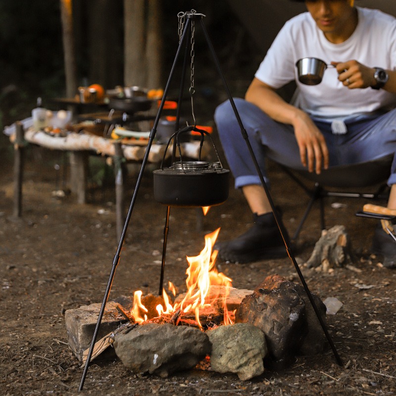 Tripod Masak Portabel untuk Lu - Camping Cooking Tripod ulasan dan harga