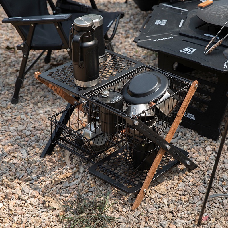 Keranjang Meja Lipat Portabel  - Camping Outdoor Cooking Table ulasan dan harga