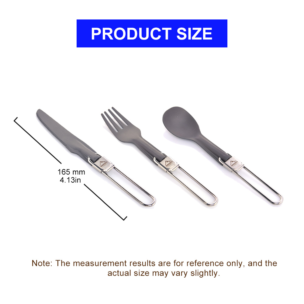 Villiea Peralatan Makan Pisau  - Camping Cooking And Eating Set ulasan dan harga