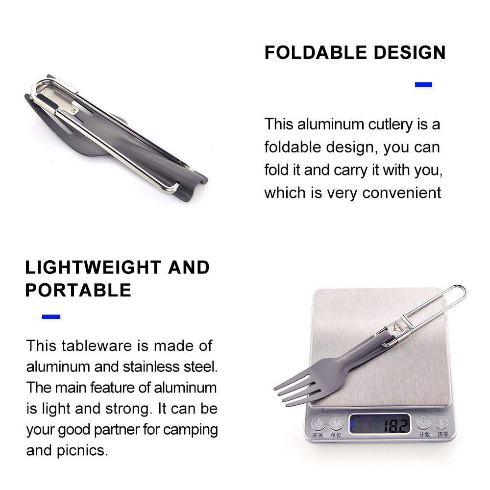 Villiea Peralatan Makan Pisau  - Camping Cooking And Eating Set ulasan dan harga
