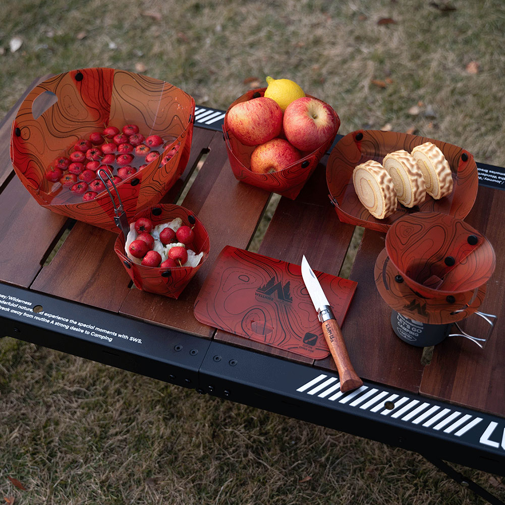 Peralatan Makan Lipat Ringan L - Camping Cooking Lightweight ulasan dan harga