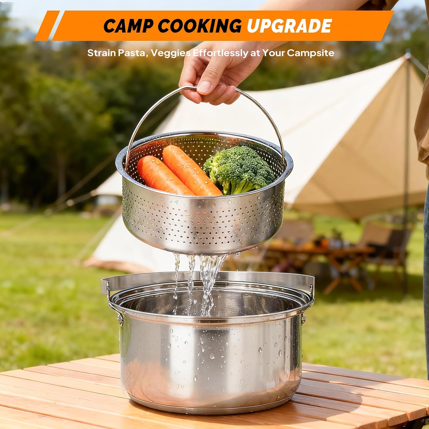 6pcs Set Peralatan Masak, Panc - Camping Cooking Lightweight ulasan dan harga