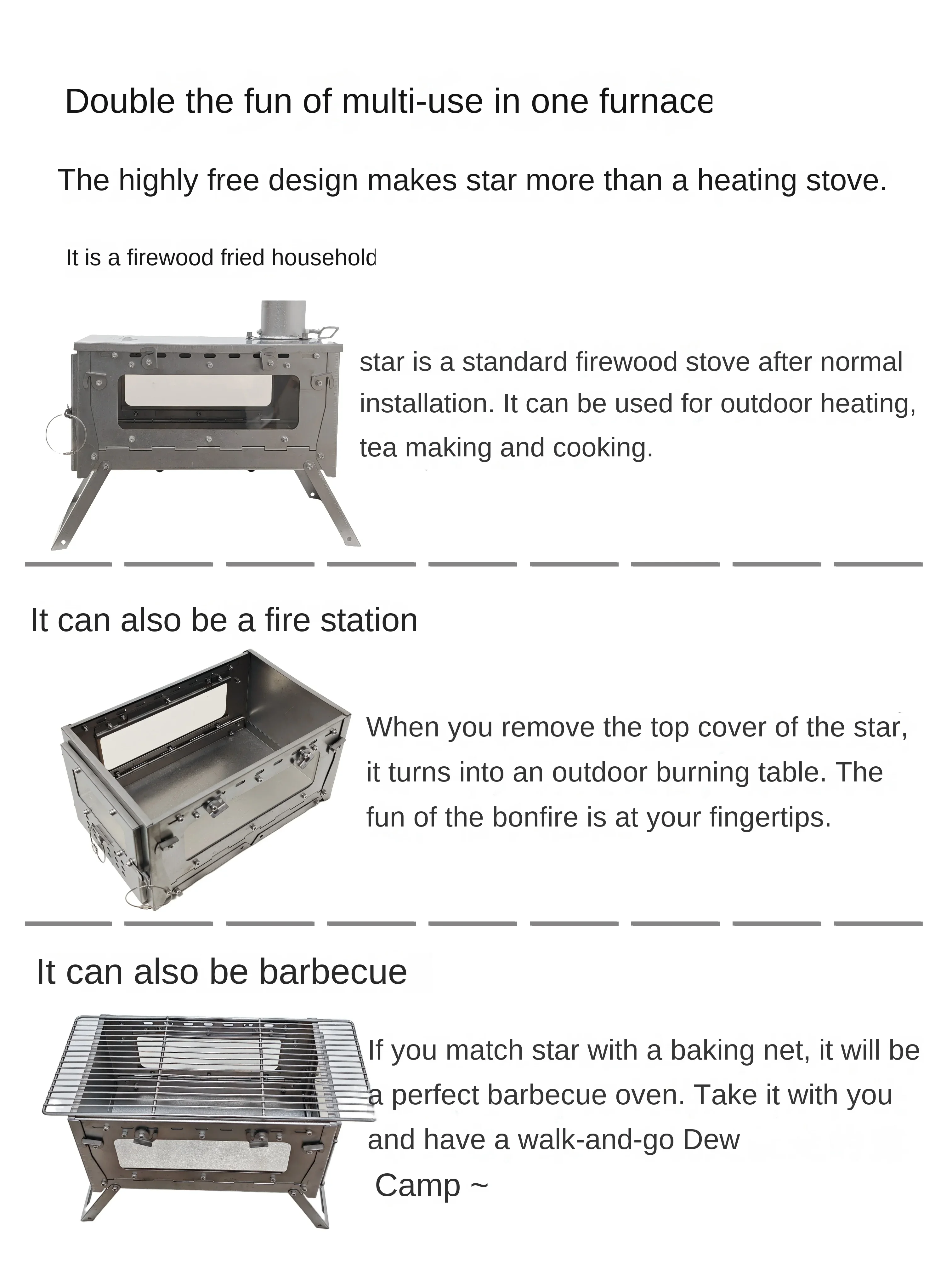 WT Star Ti kompor pemanas lipa - Camping Cooking Lightweight ulasan dan harga