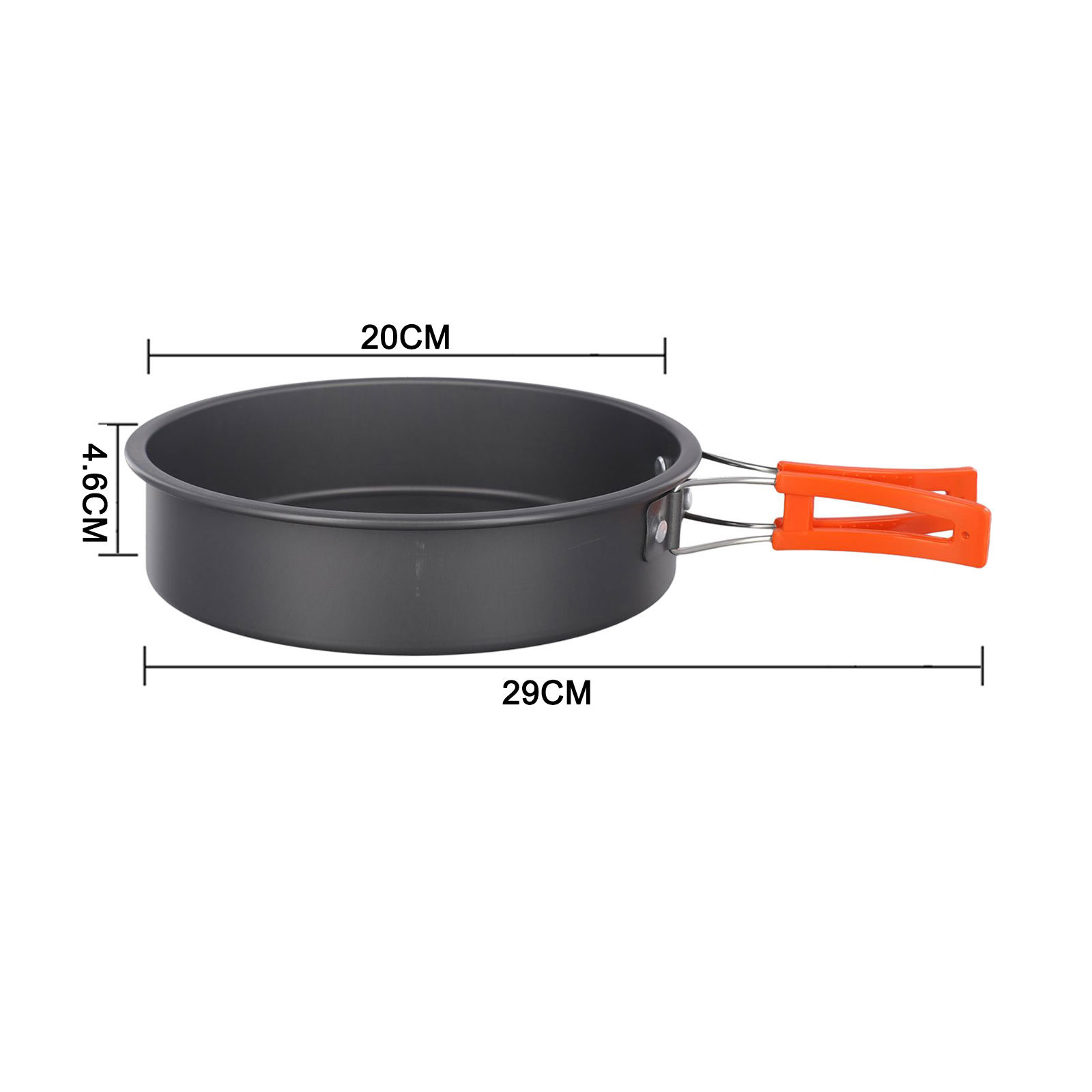 1pc Wajan Penggorengan Alumina - Camping Cooking Wok ulasan dan harga