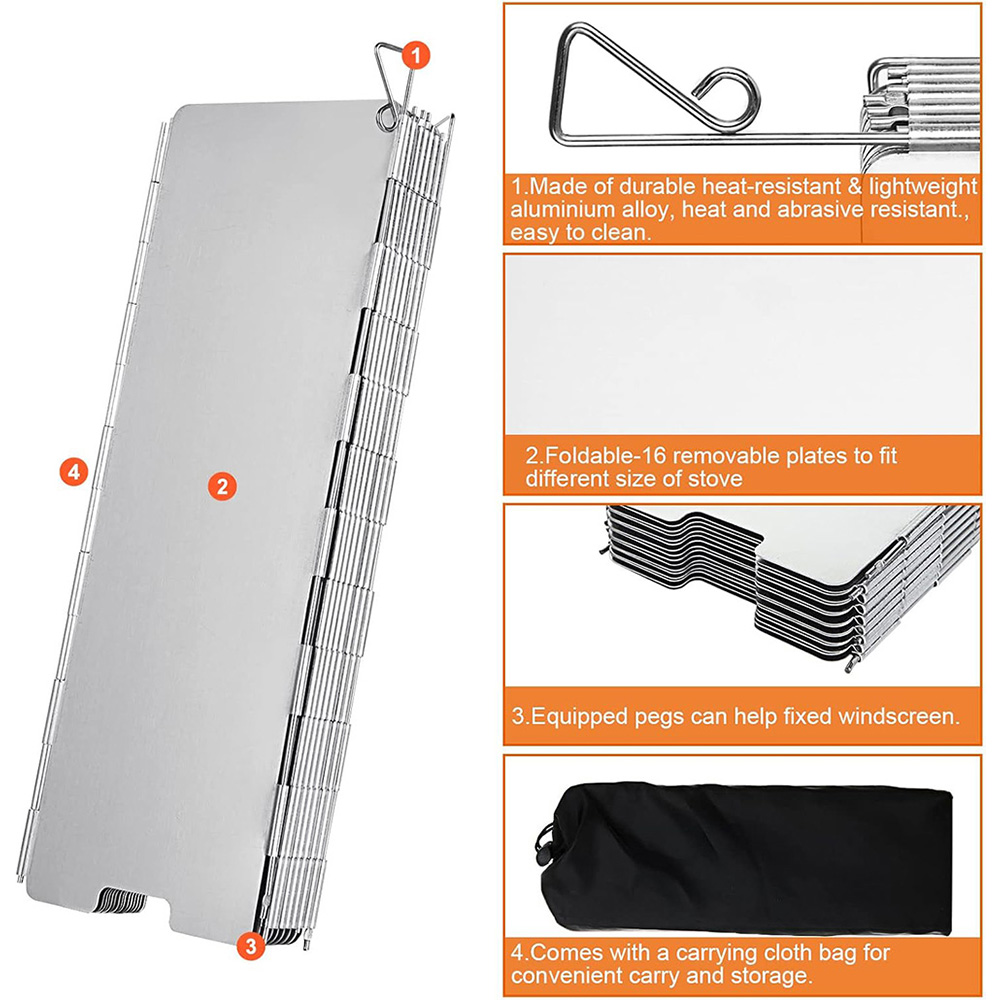 Pelindung Angin Kompor Lipat R - Camping Cooking Lightweight ulasan dan harga