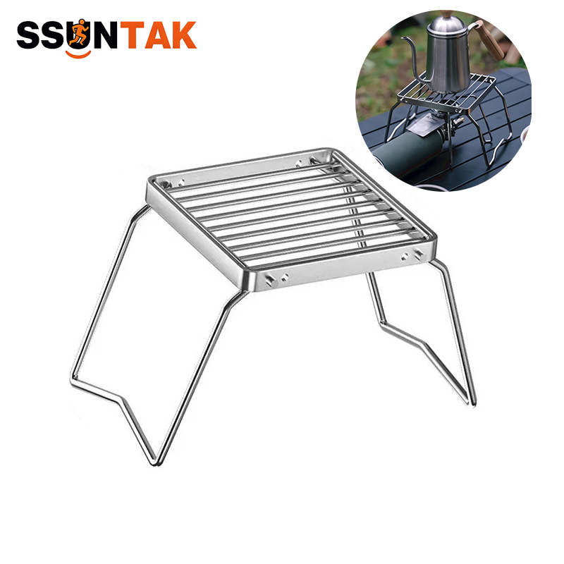 SSUNTAK Rak Panggangan Lipat d - Camping Cooking Fire Stove ulasan dan harga