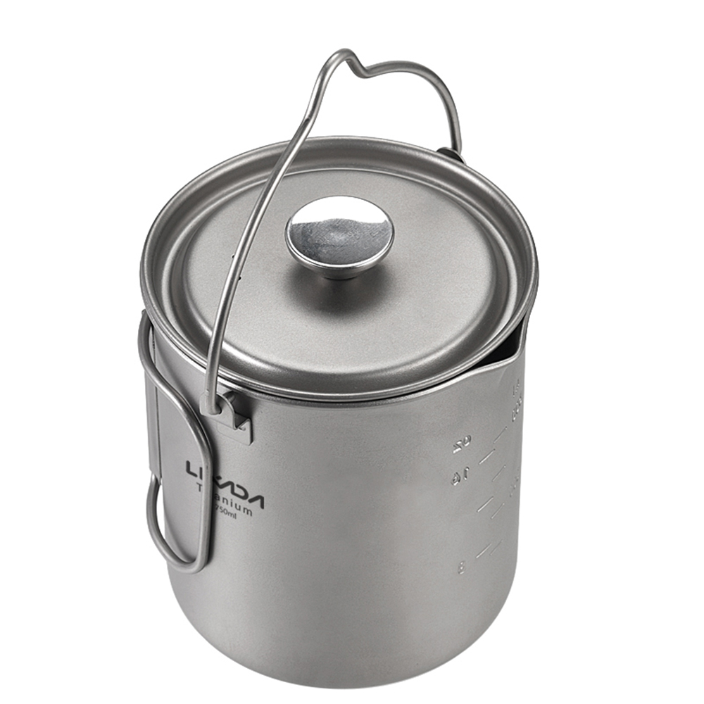 Lixada cangkir kopi Titanium 7 - Camping Cooking Ware ulasan dan harga