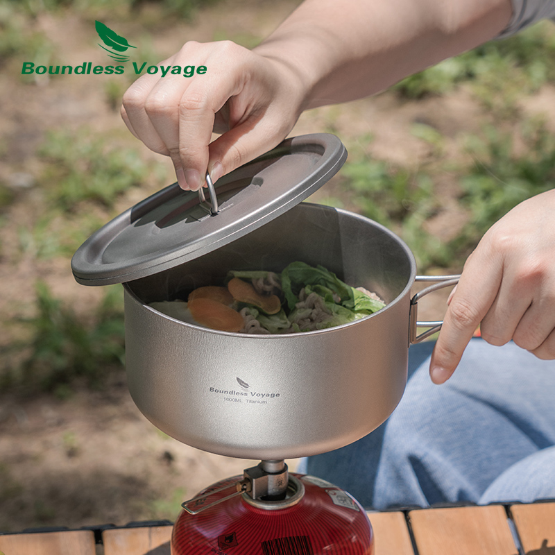 Ketel Kemah bahan Titanium tan - Camping Cooking Lightweight ulasan dan harga