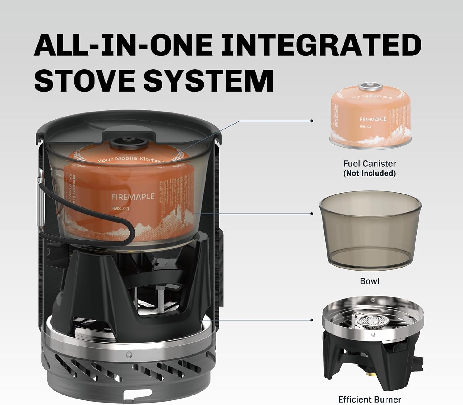 Fire Maple Star X1 sistem mema - Camping Cooking One Pot ulasan dan harga
