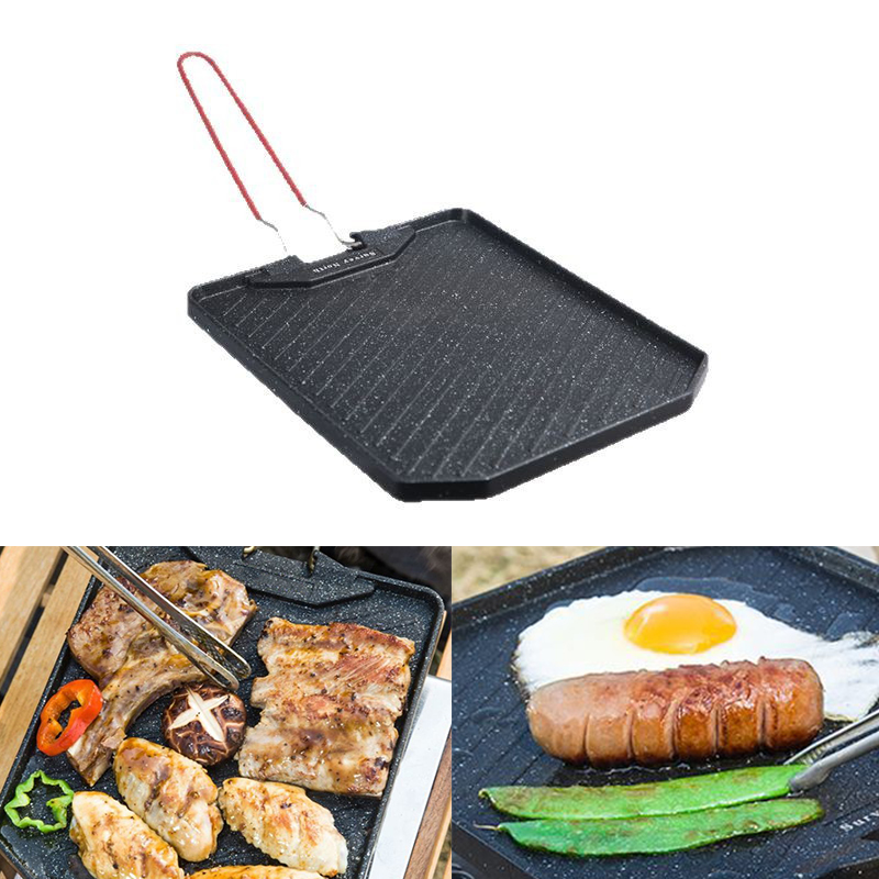 Wajan Barbekyu Berkemah Luar R - Camping Cooking Wok ulasan dan harga
