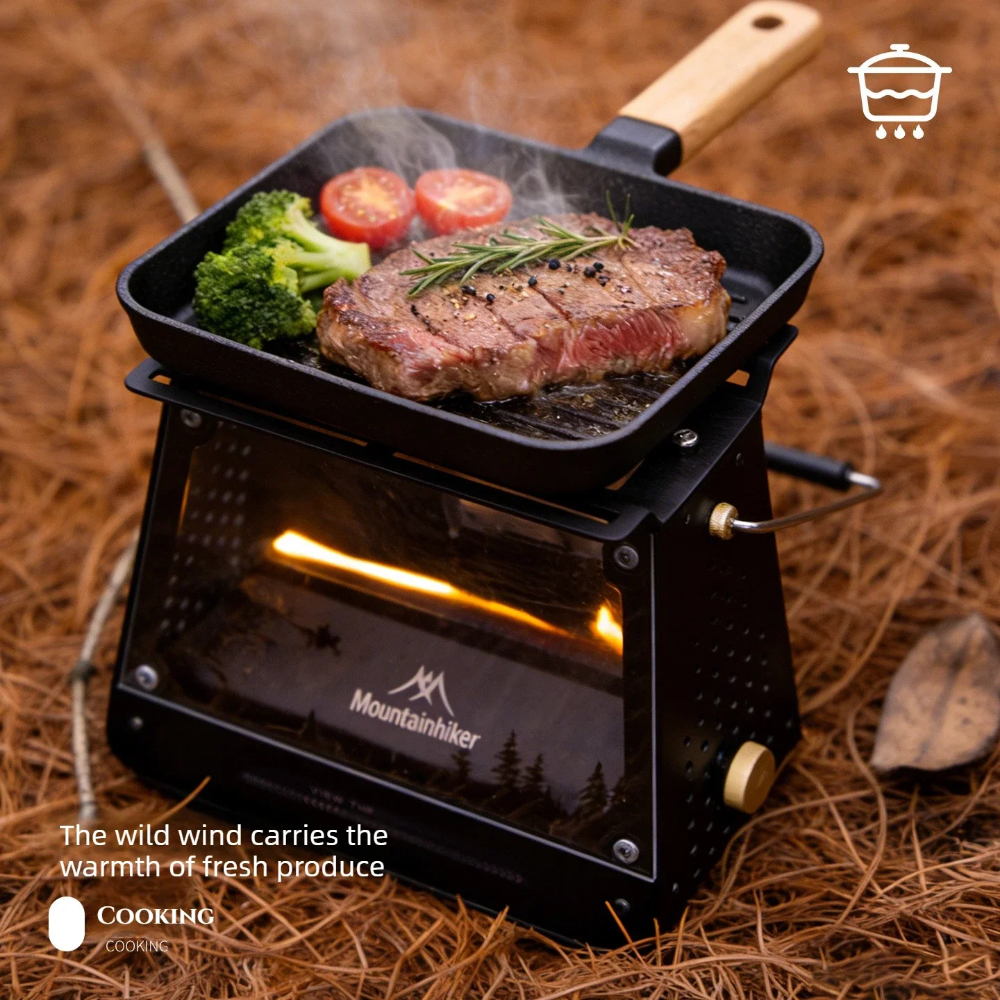 MOUNDAINHIKER Kompor Api Mini  - Camping Cooking Lightweight ulasan dan harga
