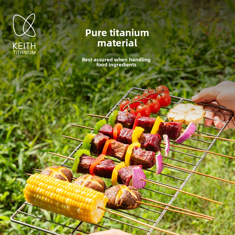 KEITH Jaring Panggangan Barbek - Camping Cooking Lightweight ulasan dan harga