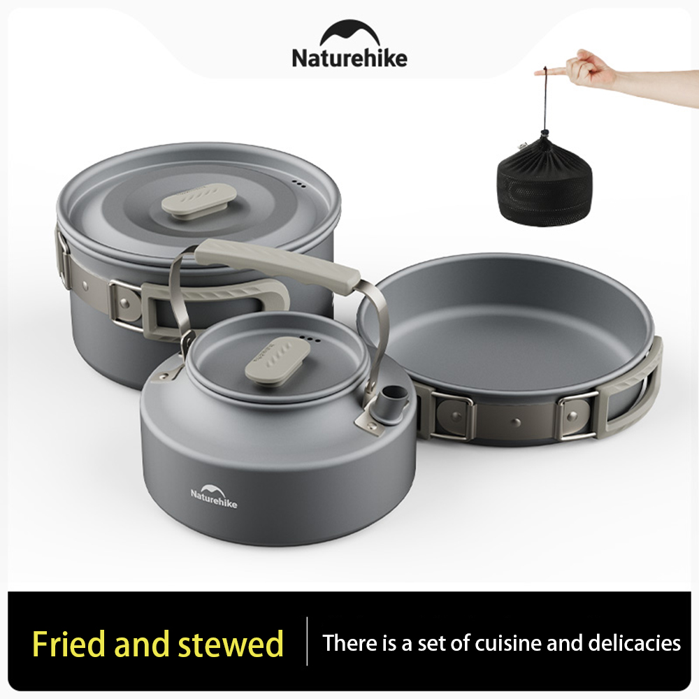 Naturehike Set panci luar ruan - Camping Cooking Lightweight ulasan dan harga