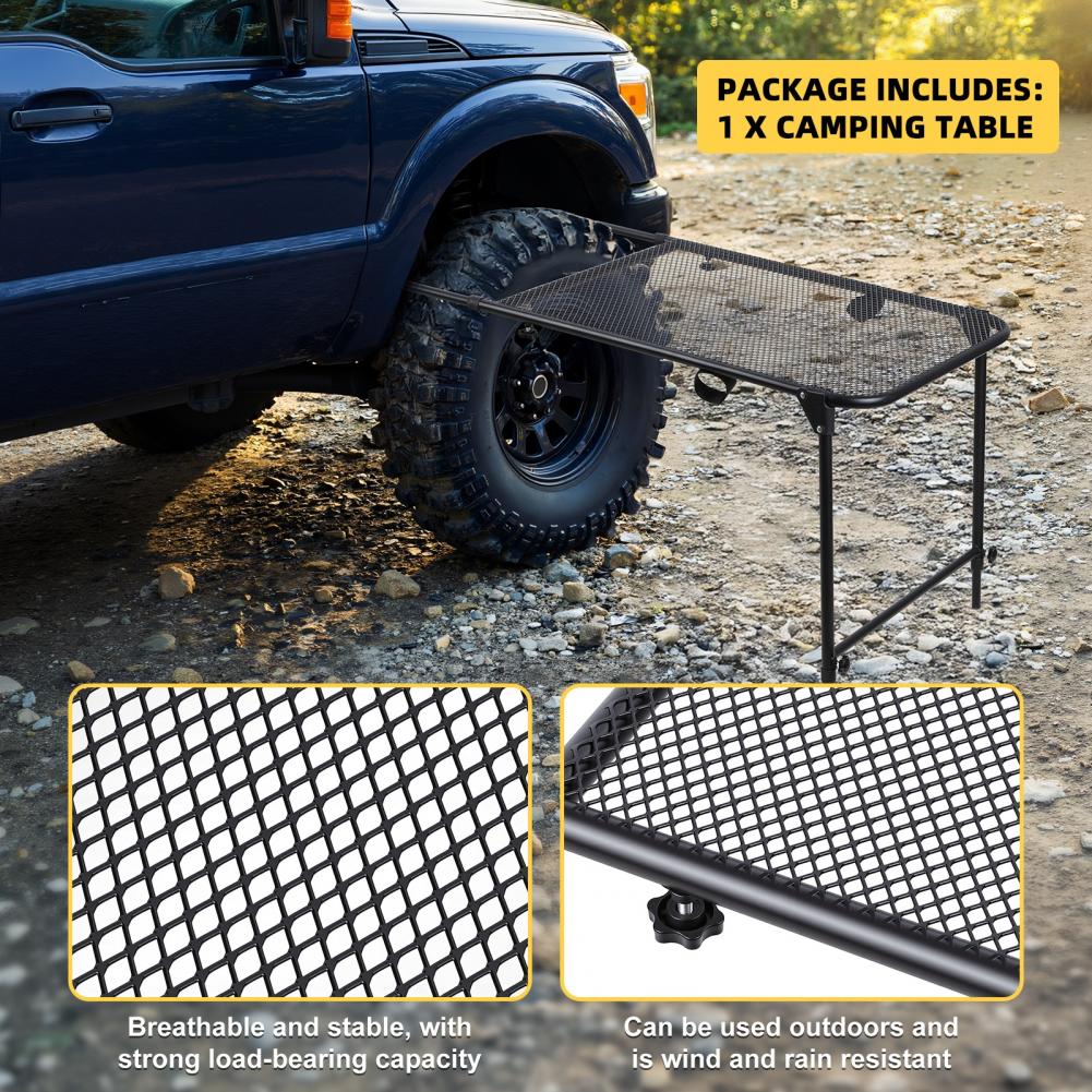Meja Lipat Baja untuk Berkemah - Camping Outdoor Cooking Table ulasan dan harga