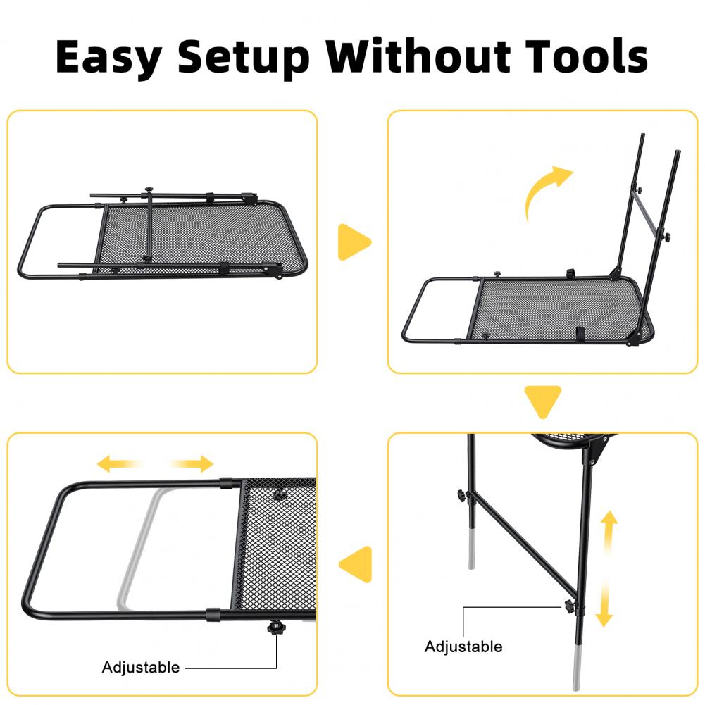 Meja Lipat Baja untuk Berkemah - Camping Outdoor Cooking Table ulasan dan harga