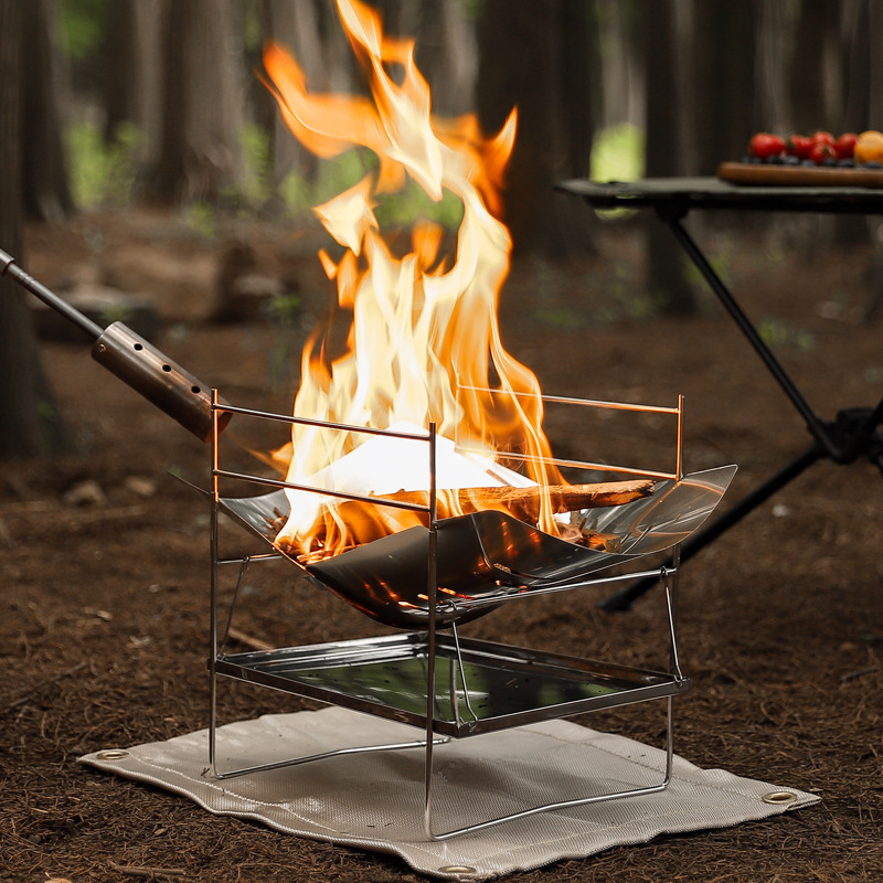 Kompor Berkemah Pembakaran Kay - Camping Cooking Fire Stove ulasan dan harga