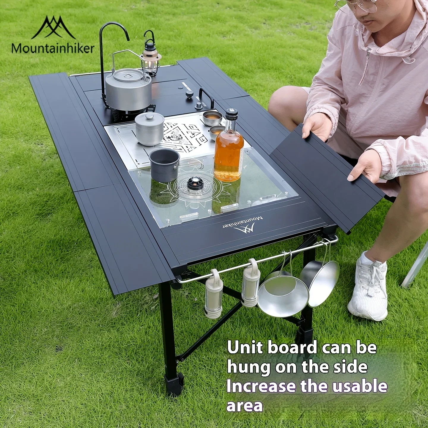 Meja Lipat untuk Berkemah, Dap - Camping Outdoor Cooking Table ulasan dan harga